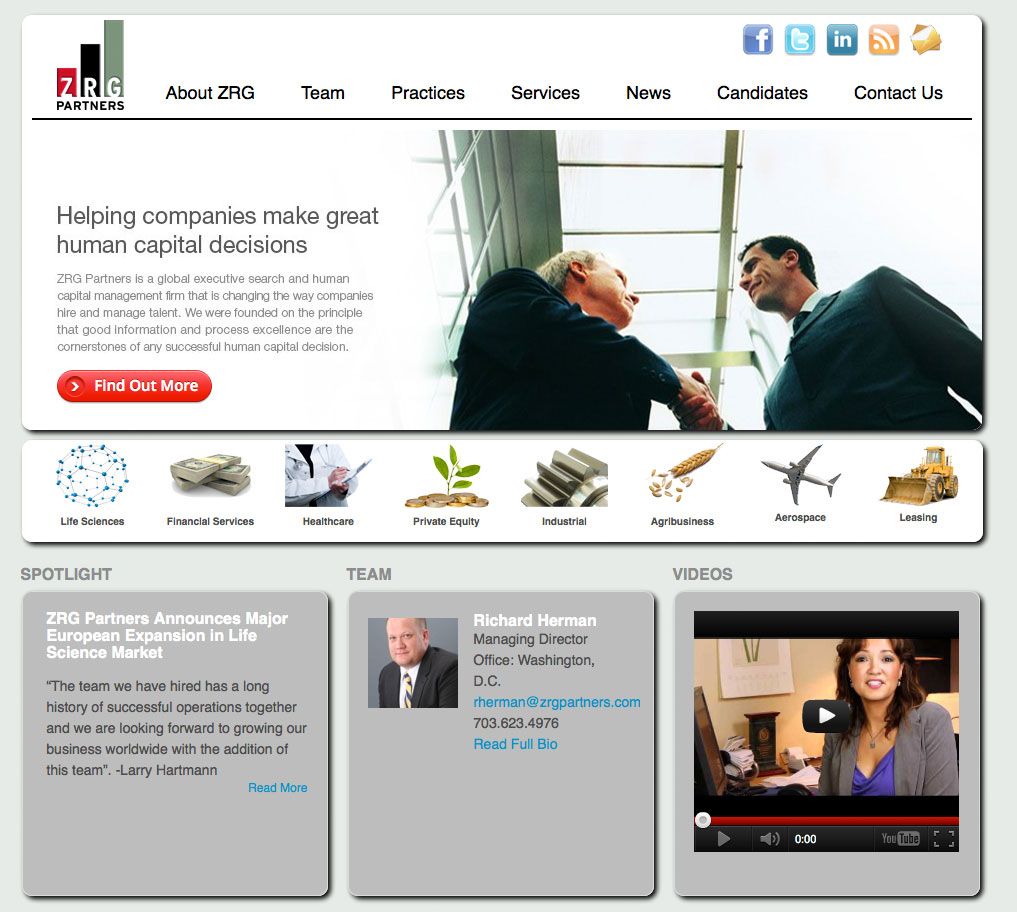 ZRG Partners, Westborough Massachusetts - May 2012