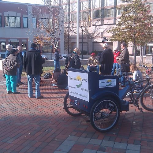Pedicab in Action
