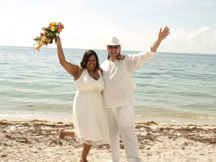 Wedding Day Romance at the Beach