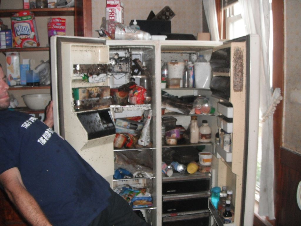 we handle nasty stuff 
power been off 9 months