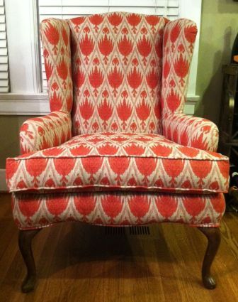 Wingback Chair - Re-upholstered
