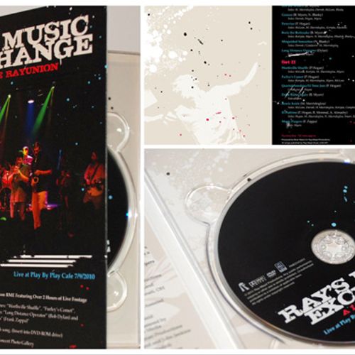 DVD Package design for Ray's Music Exchange: Conce