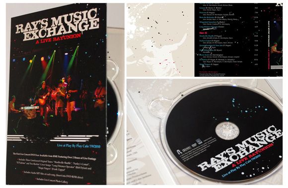 DVD Package design for Ray's Music Exchange: Conce