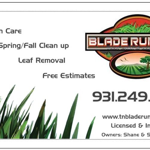 Call 931.249.1492 for a free quote

Blade Runners 