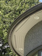 Custom formed Radius gutters