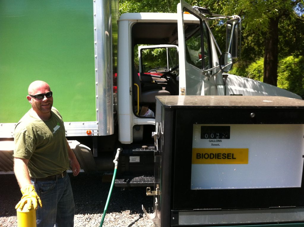 Quick Moves uses 100% biodiesel fuel in our trucks