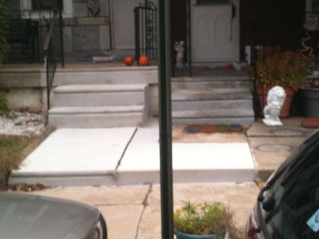 Bullnose Steps & Walkway