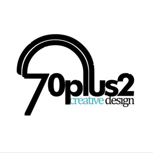 70plus2 creative design. Yes, we designed our own 