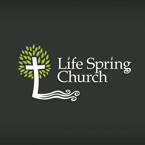 Life Spring Church logo. Christian church.