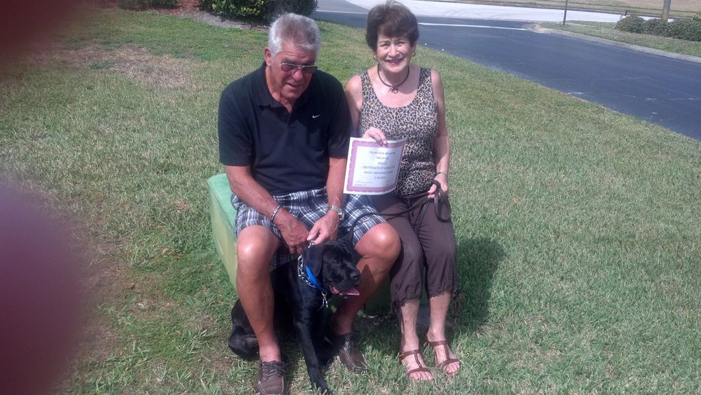 Apollo and his Mom and Dad.