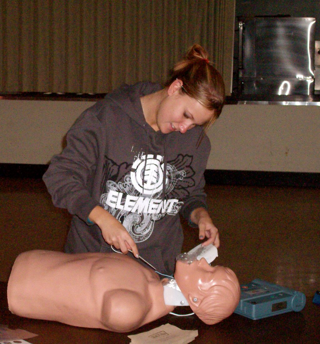 Automated External Defib's training gives people t