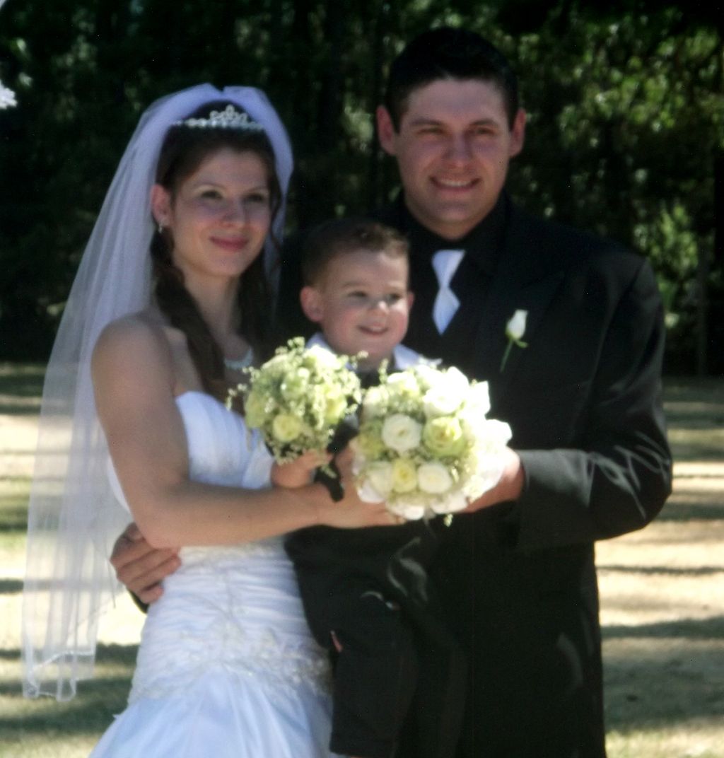 Danner-Burrass wedding flowers featuring locally g