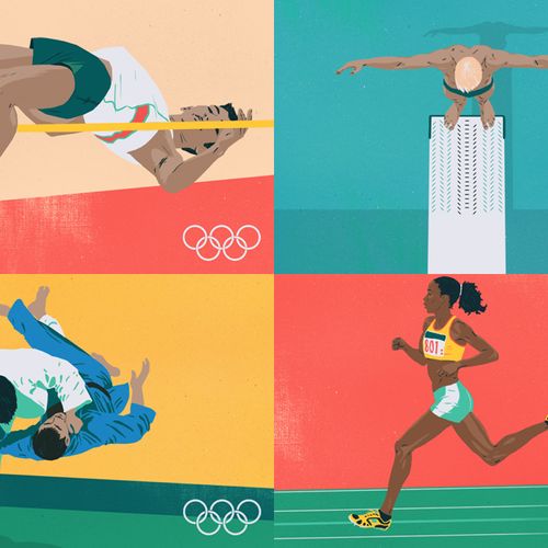 London 2012 / illustrations depicting Olympic even