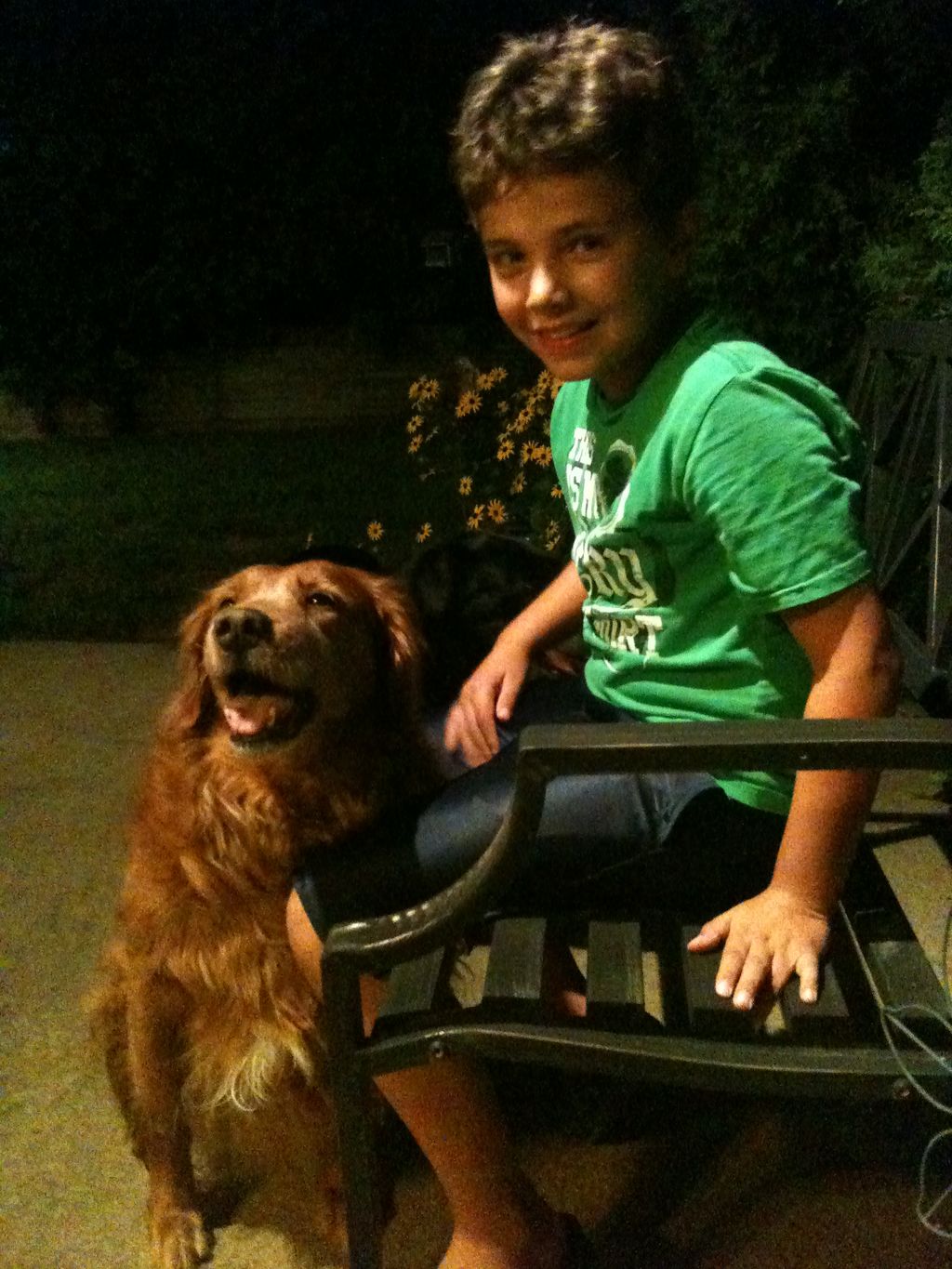 John and Autumn on a summer evening...