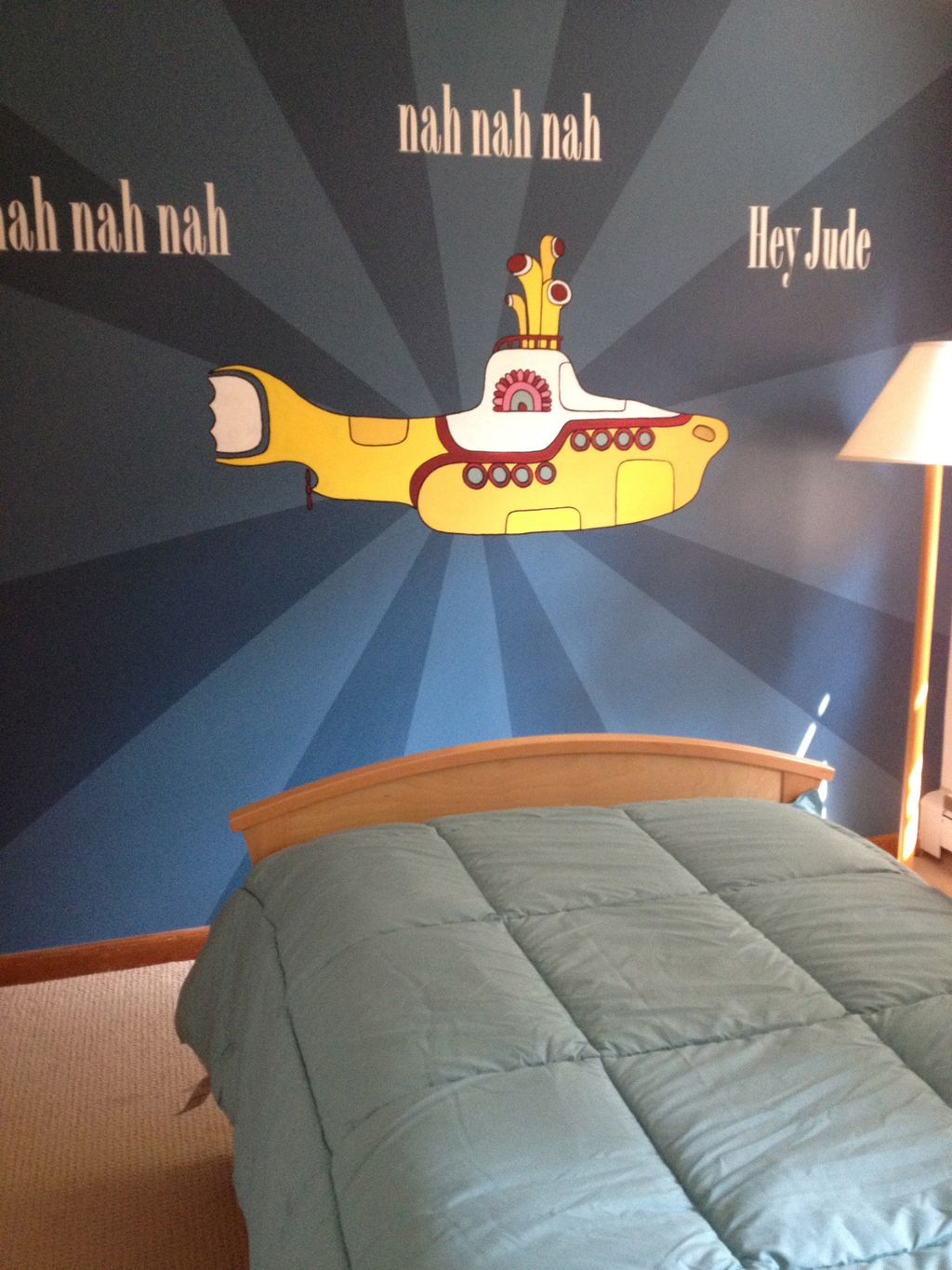 Beatles themed mural