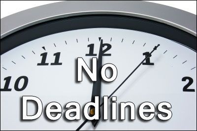 No Deadlines. Submit your payroll any time of the 