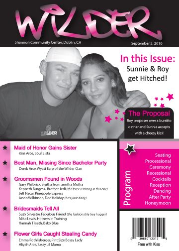 Custom Program for Dublin Wedding
