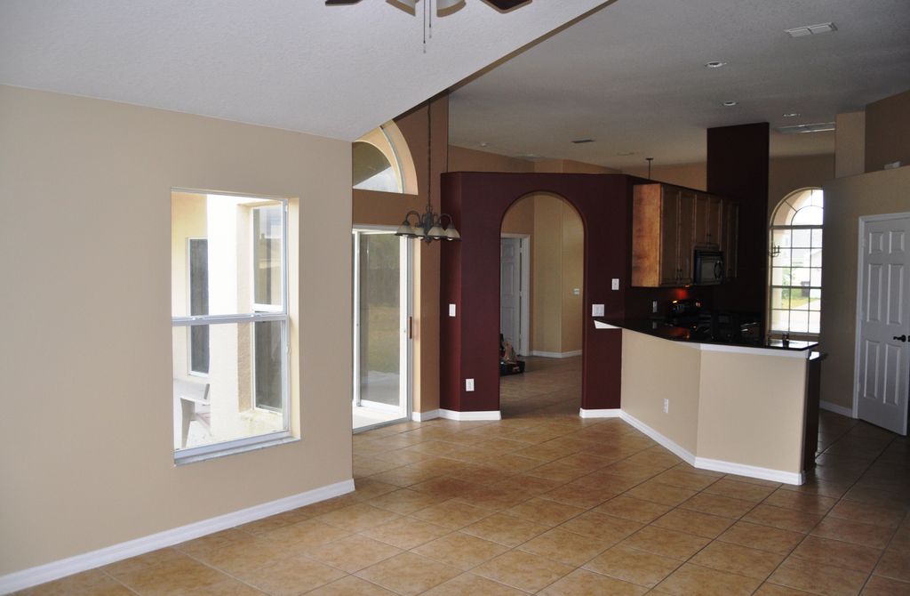 Interior painting, walls and trim, multiple colors
