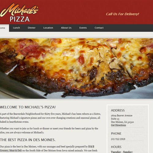 Michael's Pizza | dsmpizza.com | Des Moines, IA