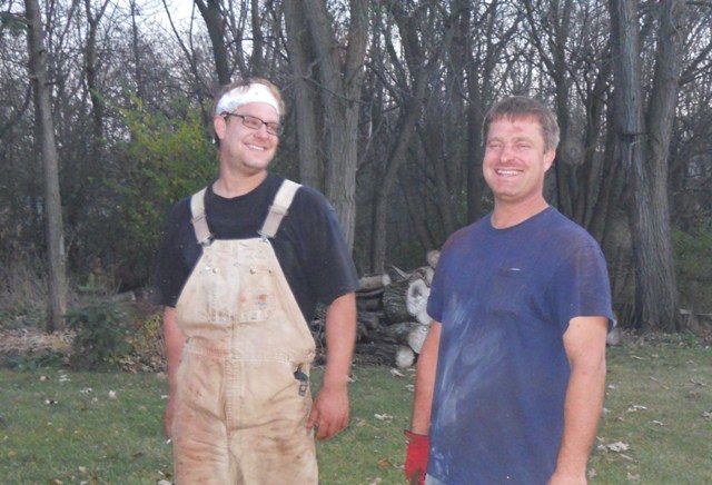 Mike and Rob Szymczak - Roofing job in Mundelein, 