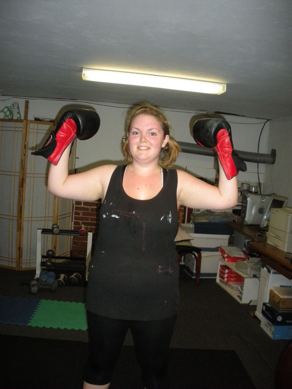 Sammie kicked and boxed her way to getting gorgeou