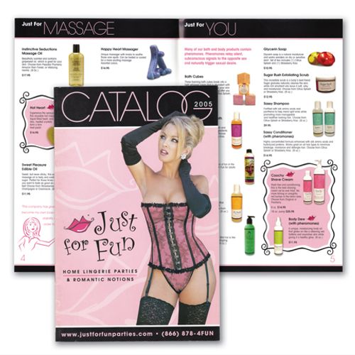 Product catalog for Just For Fun Parties