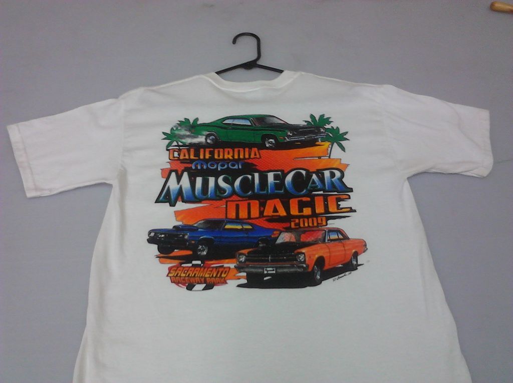 Screen Printed t-shirt for Mopar car show.