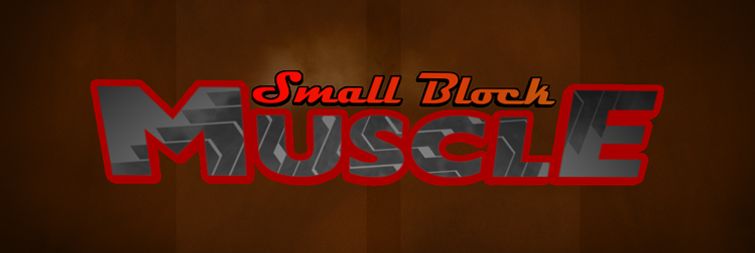 Small Block Muscle - Animated Logo and Print Logo 