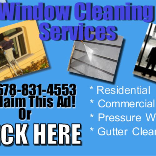 Window Cleaning Atlanta  770-854-0687