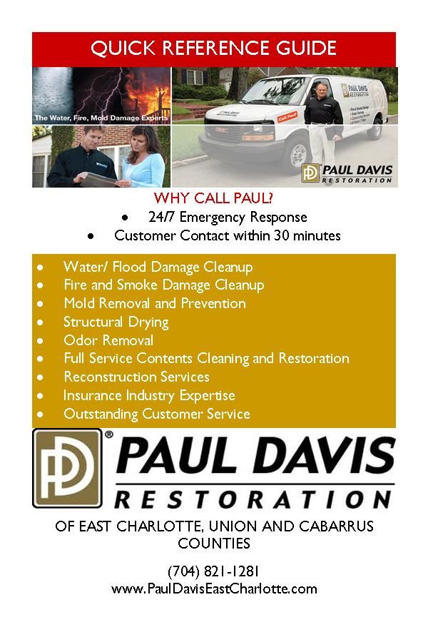 Paul Davis Restoration of East Charlotte