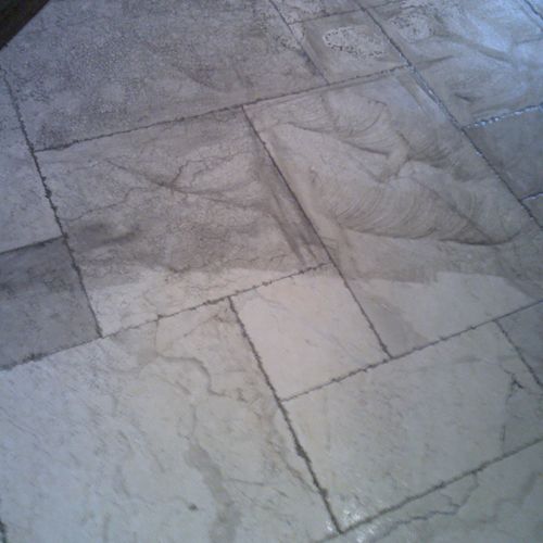 Tile and grout cleaning allways wows us!
The diffe