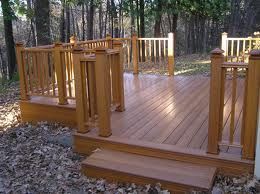 Newly finished deck