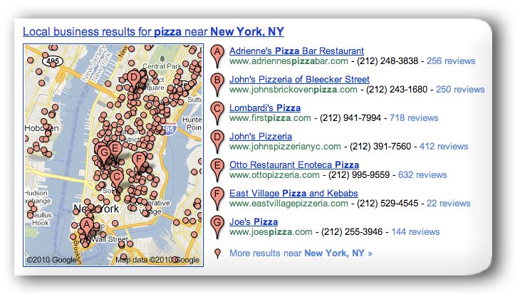 Interested in ranking highly in the Google Maps li