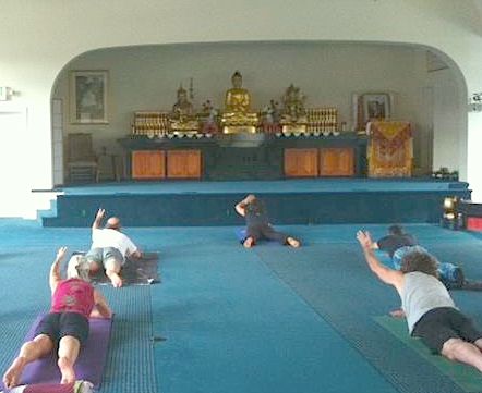 Group class at Nalanda West Buddhist Center