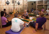Leading a meditation class