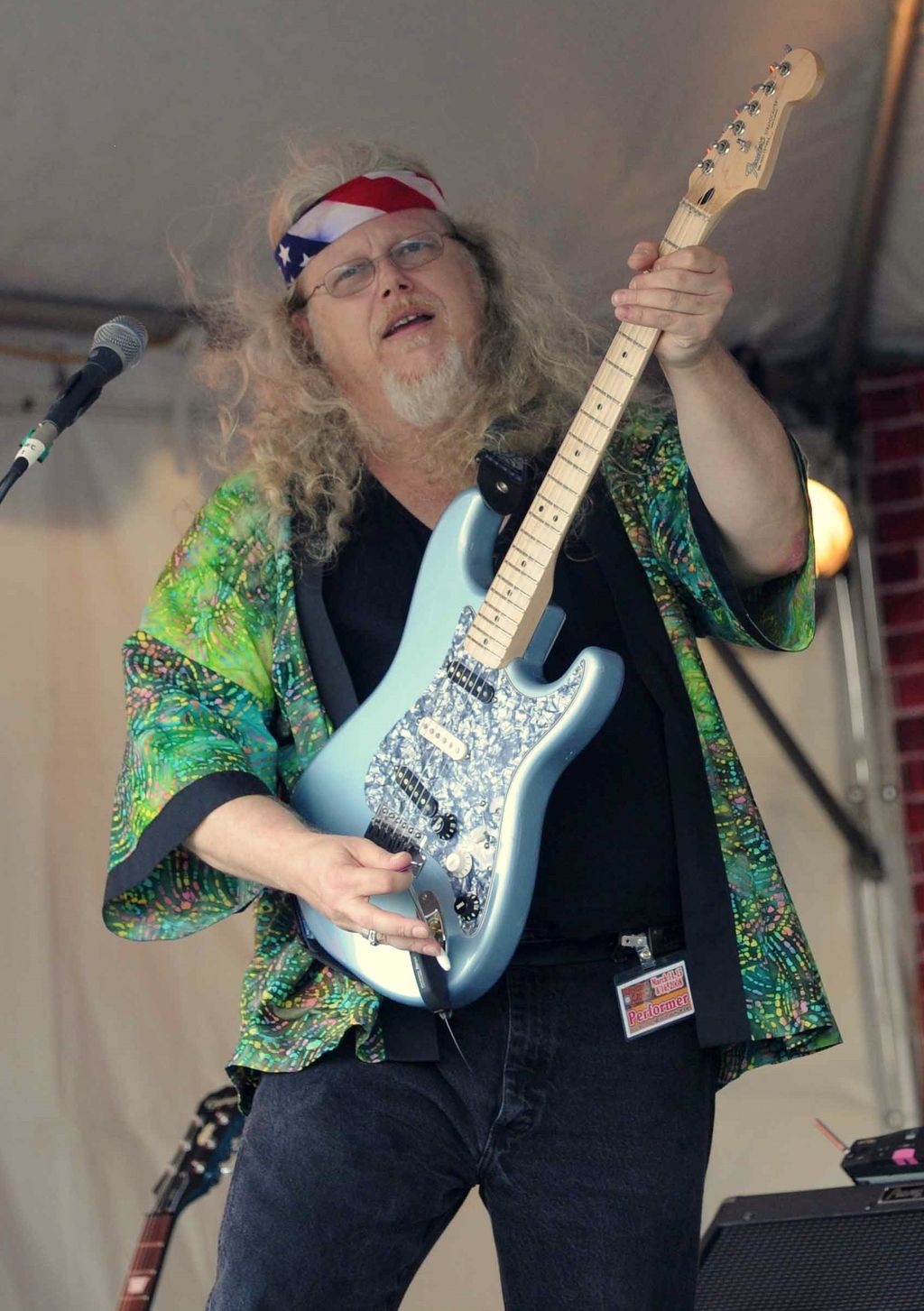 At Rhythm and Ribs Festival, opening for James Cot