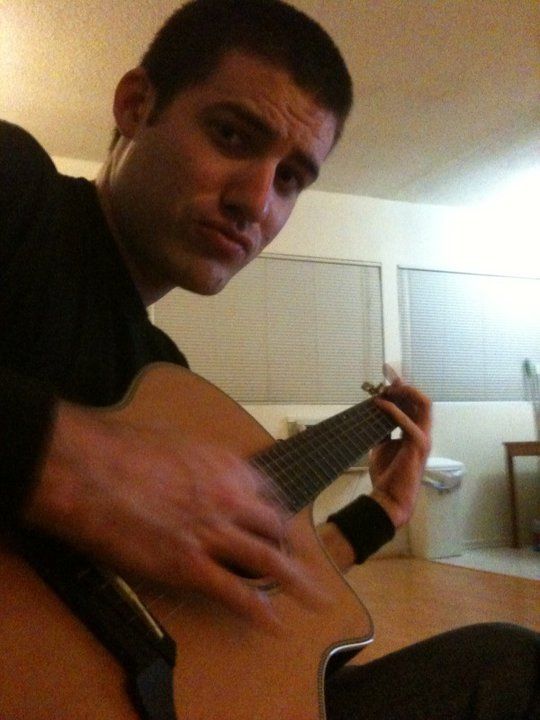 Playing my Breedlove acoustic guitar