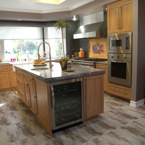 Thousand Oaks Kitchen Remodel with chiseled edge o