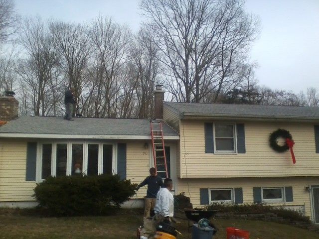 16 square of roofing on a split level home complet