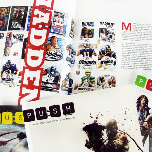 Video game magazine I created.