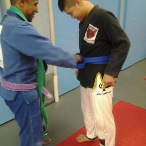 Omni Martial Arts Blue belt test promotion Brazili