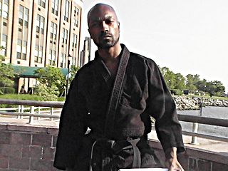 Martial arts at the pier