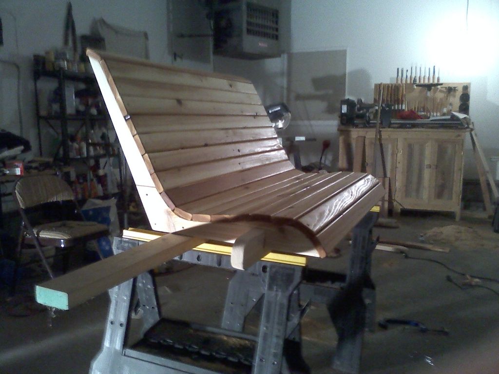 cedar porch swing