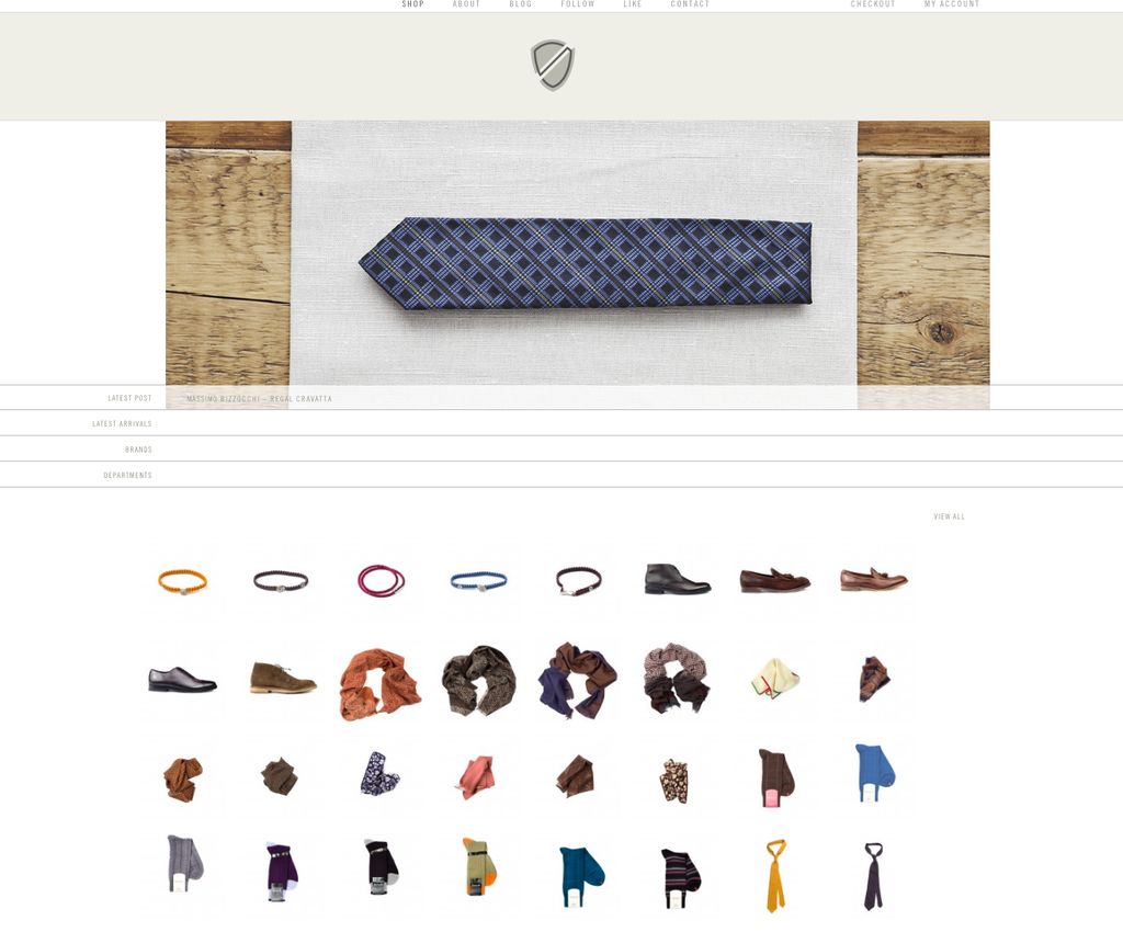 Gentlemans Armory website