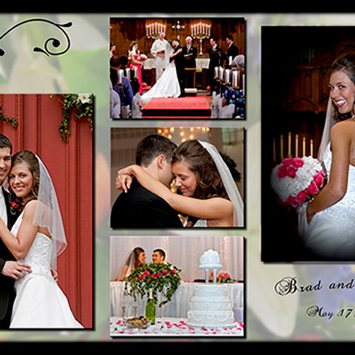 Our Sample of Photographs for a Formal Wedding