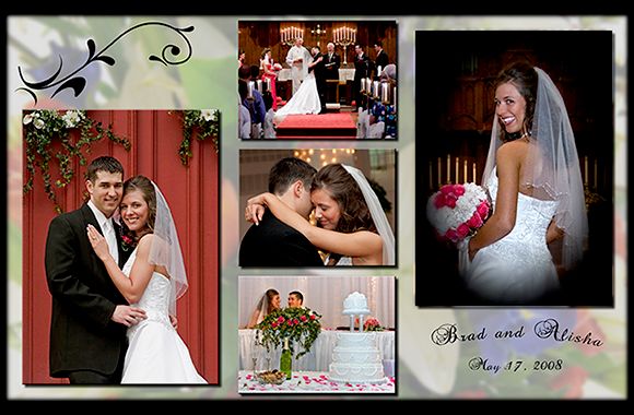 Our Sample of Photographs for a Formal Wedding