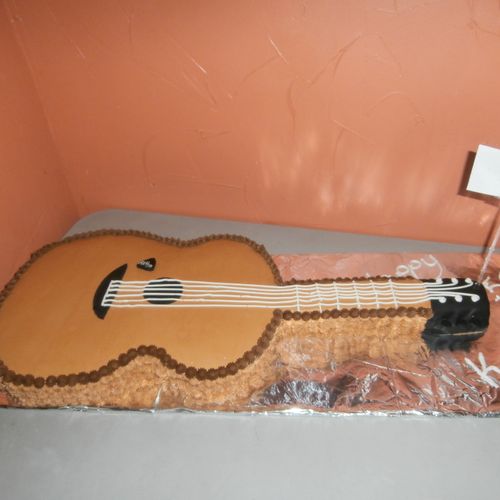 Guitar Cake for a 50th birthday party I planned