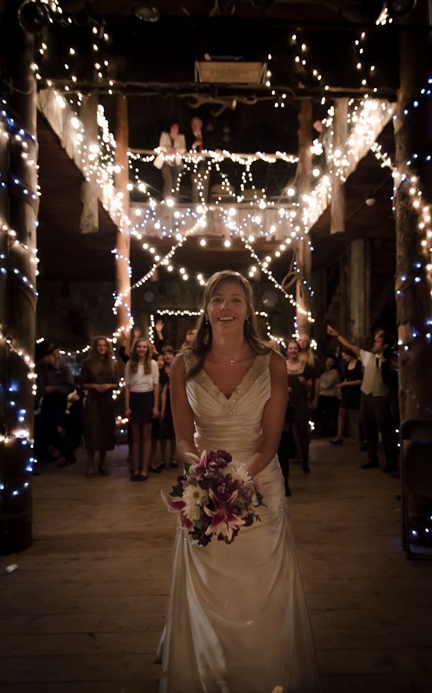 The bouquet toss!
