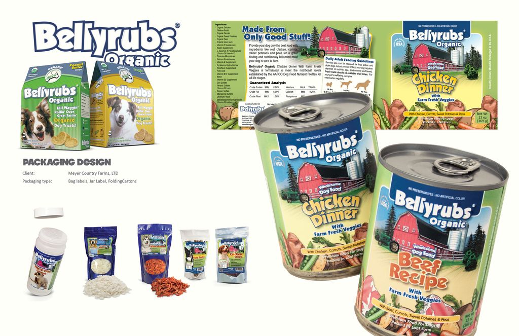 From the logos the web site and packaging design.