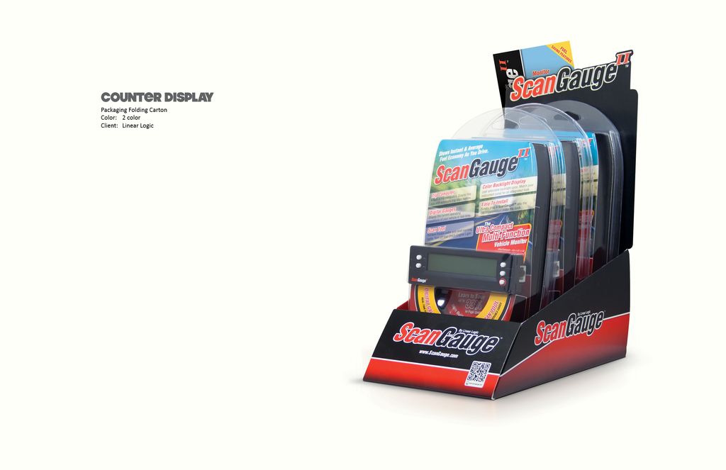 Countertop POP design for ScanGauge products